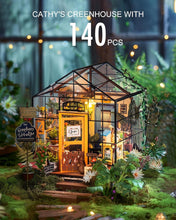 Load image into Gallery viewer, Charming DIY Mini Greenhouse Kit with Furniture: Perfect Gift for Plant Lovers