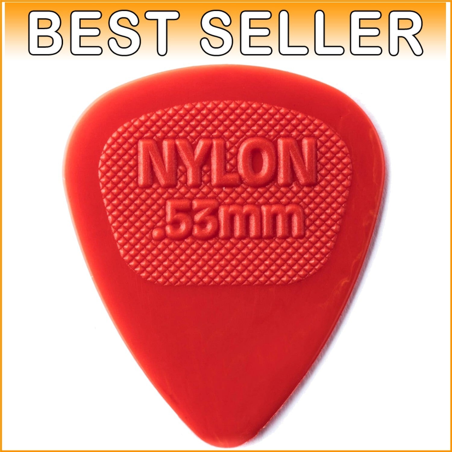 Dunlop 72 Pack Red Nylon Guitar Picks - Thin .53mm for Superior Playability