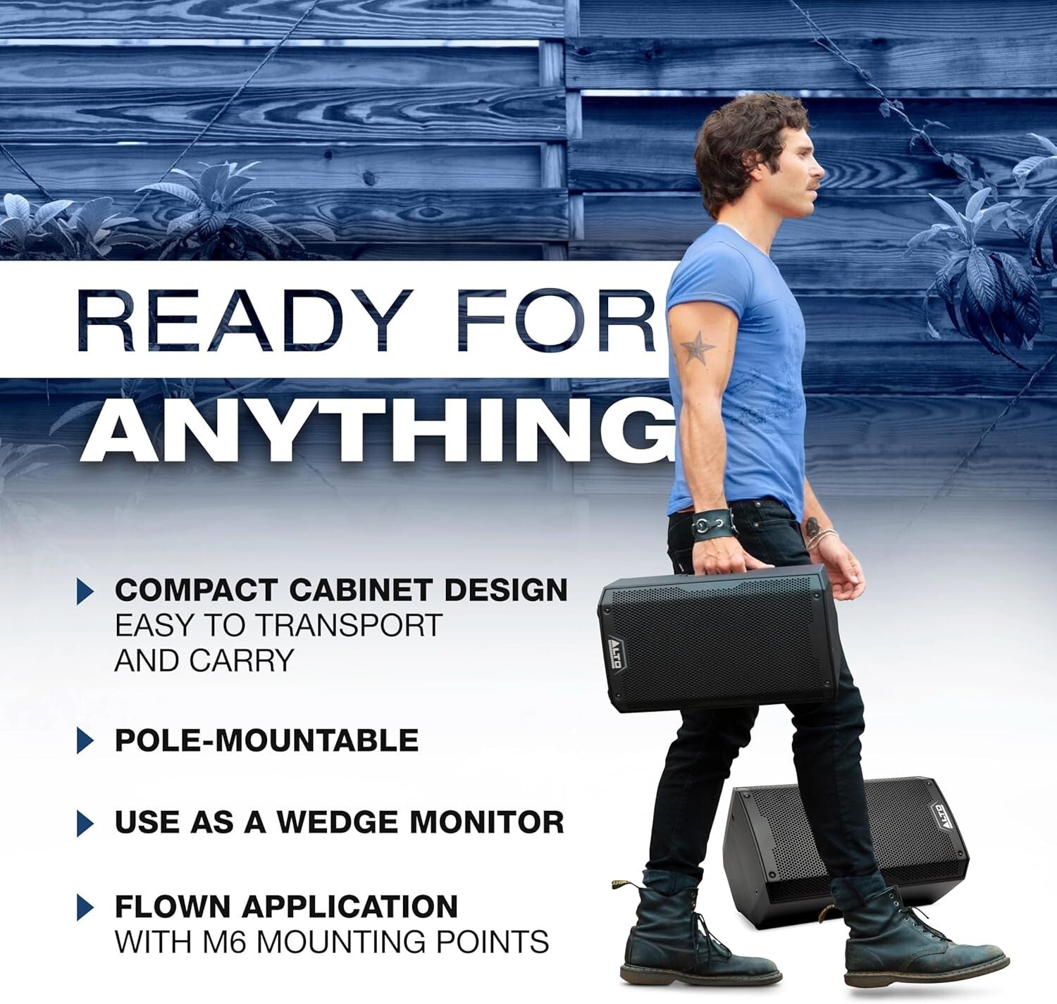 Versatile 2000W Bluetooth PA Speaker with Integrated Mixer - Ideal for Events