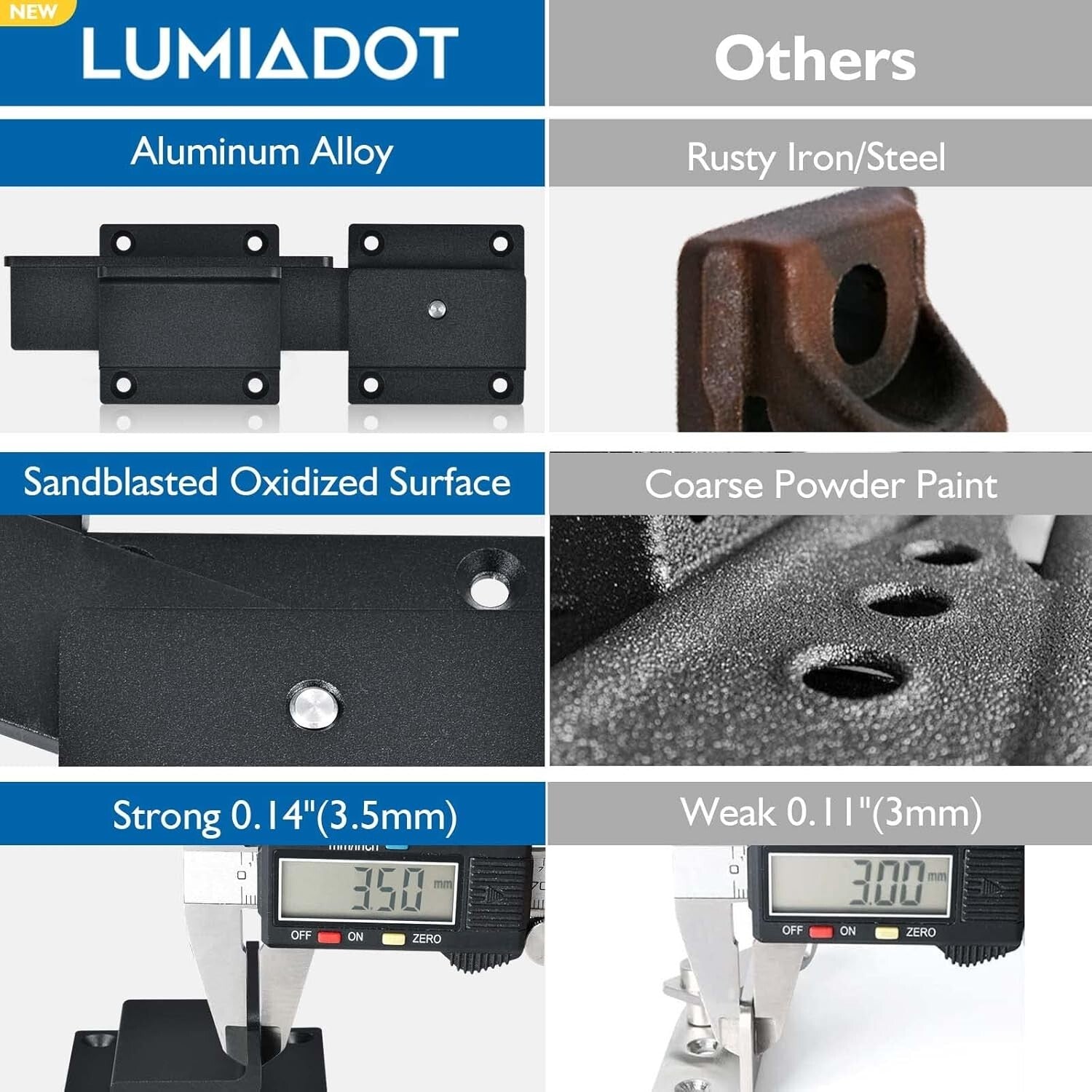 Quick-Install Heavy Duty Flip Gate Latch Lock with Rustproof Finish - 2-Pack