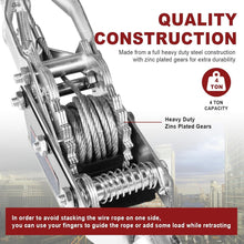 Load image into Gallery viewer, Versatile 4 Ton Winch - Perfect for Automotive Hoisting &amp; Construction Tasks