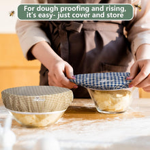 Load image into Gallery viewer, Improved Beeswax Bowl Covers - Eco-Conscious Kitchen Essentials in 5 Sizes