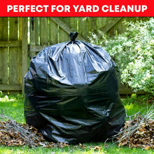 Load image into Gallery viewer, 3 Mil 55 Gallon Contractor Trash Bags - 50 Count Bulk for Tough Waste Disposal