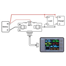 Load image into Gallery viewer, High Precision 8-100V Battery Monitor - 100A Digital Multimeter with Backlight