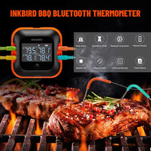 Load image into Gallery viewer, Rechargeable Wireless Meat Thermometer with Colored Probes and LCD Display