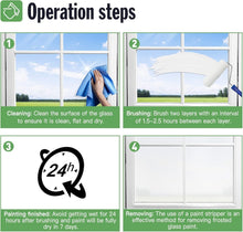 Load image into Gallery viewer, Frosted Glass Window Paint - 32oz Privacy Spray for Indoor Use - Complete Kit
