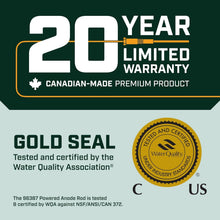 Load image into Gallery viewer, Ultimate Titanium Powered Anode Rod: 20-Year Warranty &amp; Hassle-Free Installation