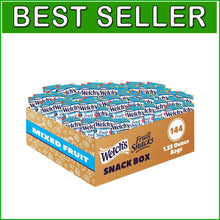 Load image into Gallery viewer, Nutritious Single Serve Fruit Snacks - 144 Bulk Packs, Real Fruit Ingredients