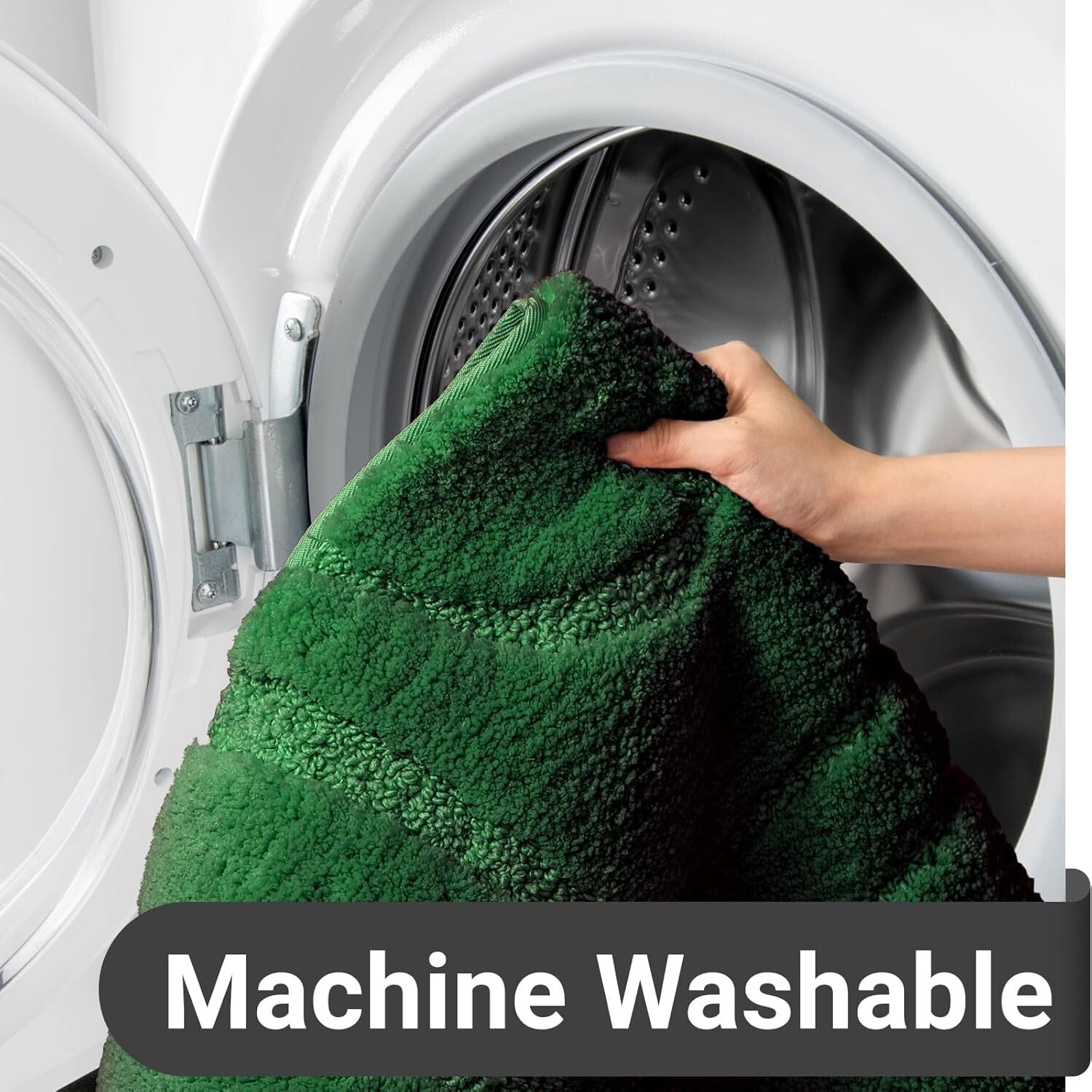 Extra Long Non-Slip Bathroom Runner Rug - 24 x 72 Inches, Machine Washable