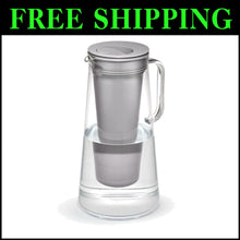 Load image into Gallery viewer, Premium Water Filter Pitcher: Removes Bacteria &amp; Microplastics – 10 Cup Capacity