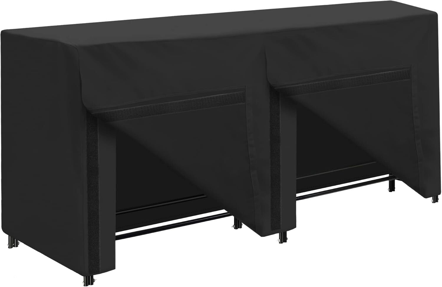 8 ft Outdoor Log Rack Cover with Fastening Straps – Protect Firewood Year-Round