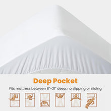 Load image into Gallery viewer, Luxury King Size Mattress Protector - Cooling Quilted Top with 21" Deep Fit