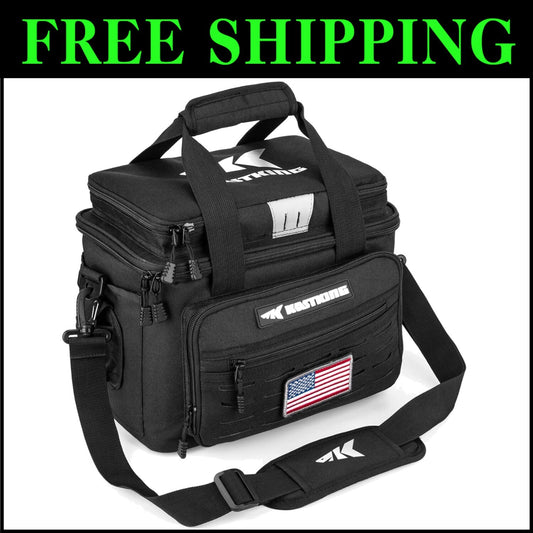 Durable Fishing Tackle Storage Bag - 3600 Size Capacity, Molle Straps Included