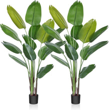 Load image into Gallery viewer, Lightweight 6 Feet Artificial Palm Plant in Pot - Perfect for Modern Home Style