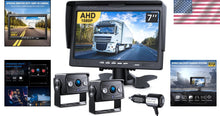 Load image into Gallery viewer, Reversing Camera System - 7" HD Monitor with Night Vision and Remote Control