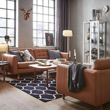 Load image into Gallery viewer, Handcrafted Geometric Deer Head Wall Decor in Antique Copper Finish - 19"