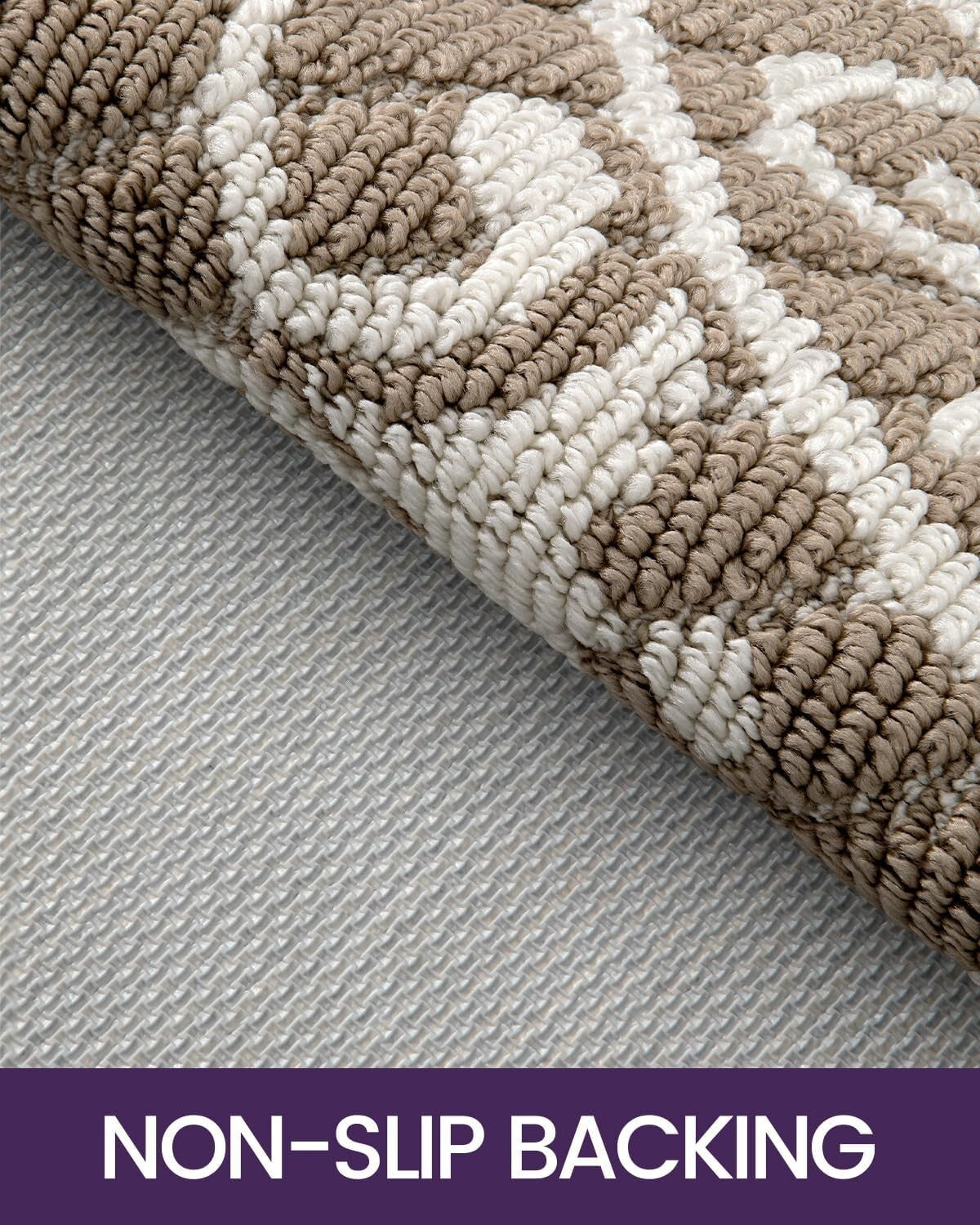 Machine Washable Non-Slip Entry Doormat 2'8" x 4' - Easy Care Floral Rug