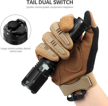 Load image into Gallery viewer, Waterproof USB-C Rechargeable Flashlight - 4 Modes &amp; Lightweight for Outdoors
