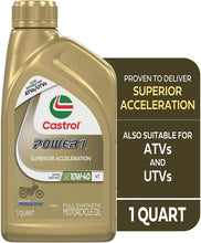 Load image into Gallery viewer, Advanced 4T Synthetic Motorcycle Oil 10W-40 - 6 Quarts for Superior Engine Care