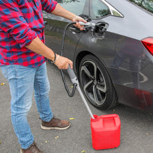 Load image into Gallery viewer, D Battery Powered Fuel Transfer Pump – Fast 2.4 Gallons Per Minute with Nozzle