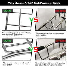 Load image into Gallery viewer, Multifunctional Stainless Steel Sink Rack Set - Draining Grids for Double Sinks