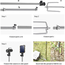 Load image into Gallery viewer, Universal Thread Camera Stand Mount - 4 Pack Adjustable Stainless Steel Clamp
