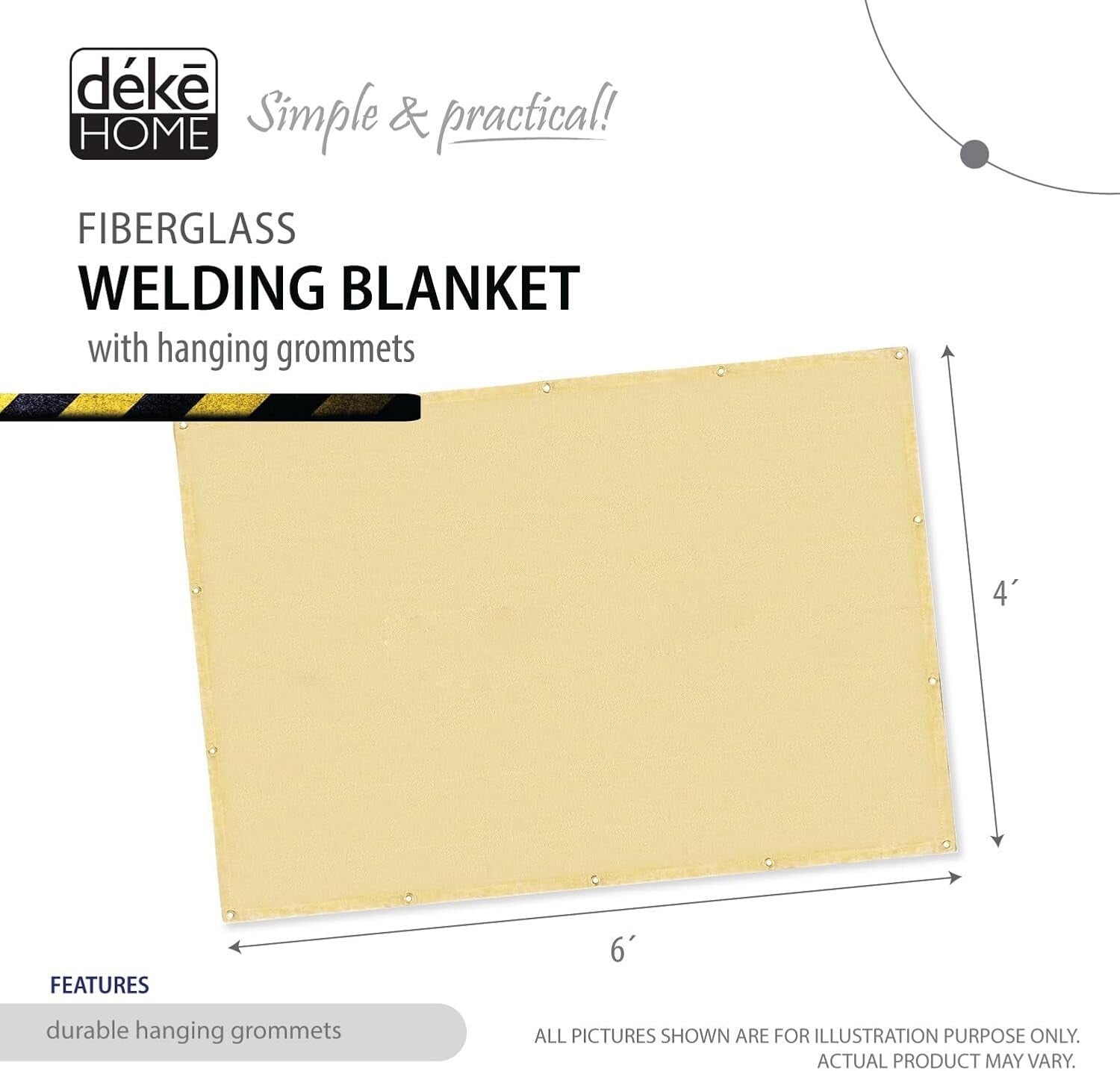 Multi-Purpose Fire Shield Blanket Set - Fireproof Welding Protection 2 Pack