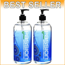 Load image into Gallery viewer, Passion All-Natural Water-Based Lubricant - 68 Fl Oz Total for Unmatched Comfort