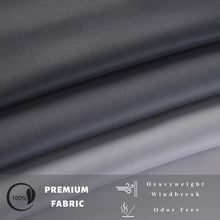 Load image into Gallery viewer, 71x74” Heavyweight Gradient Grey Shower Curtain with Liner - Machine Washable
