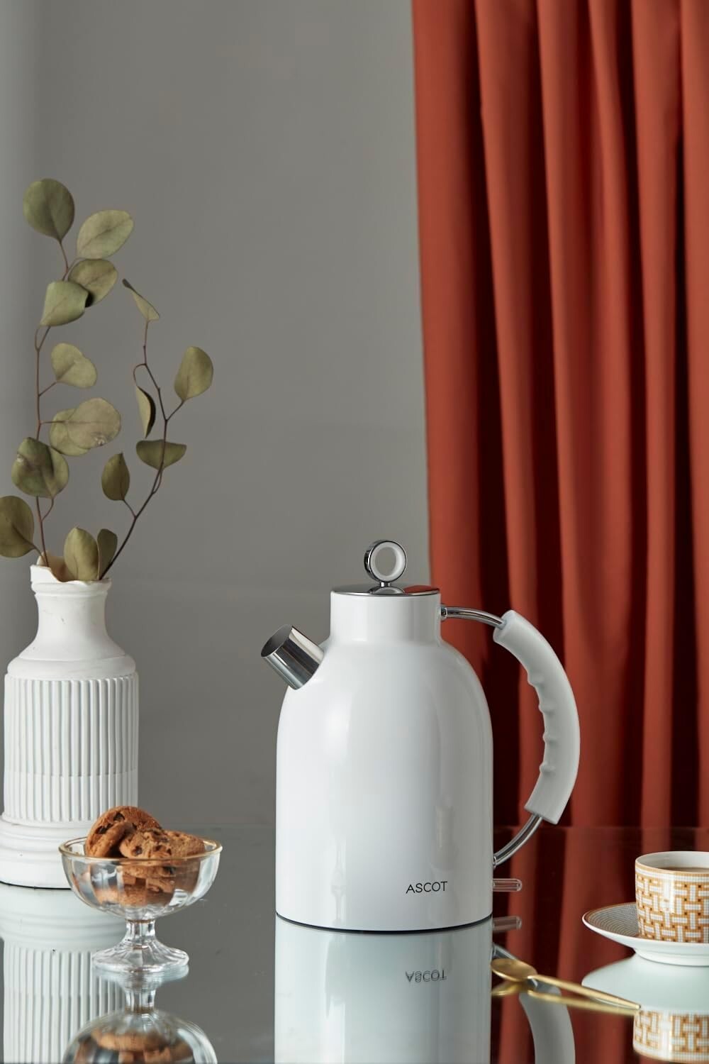 1.5L Electric Tea Kettle – Stylish Stainless Steel with Safety Features