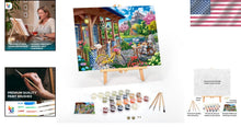 Load image into Gallery viewer, Adult Paint By Numbers Kit with Framed Canvas - Fresh Acrylic Paint &amp; Easel