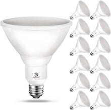Load image into Gallery viewer, UL Certified LED Outdoor Flood Light Bulbs, 900 Lumens, Non-Dimmable - 12 Pack