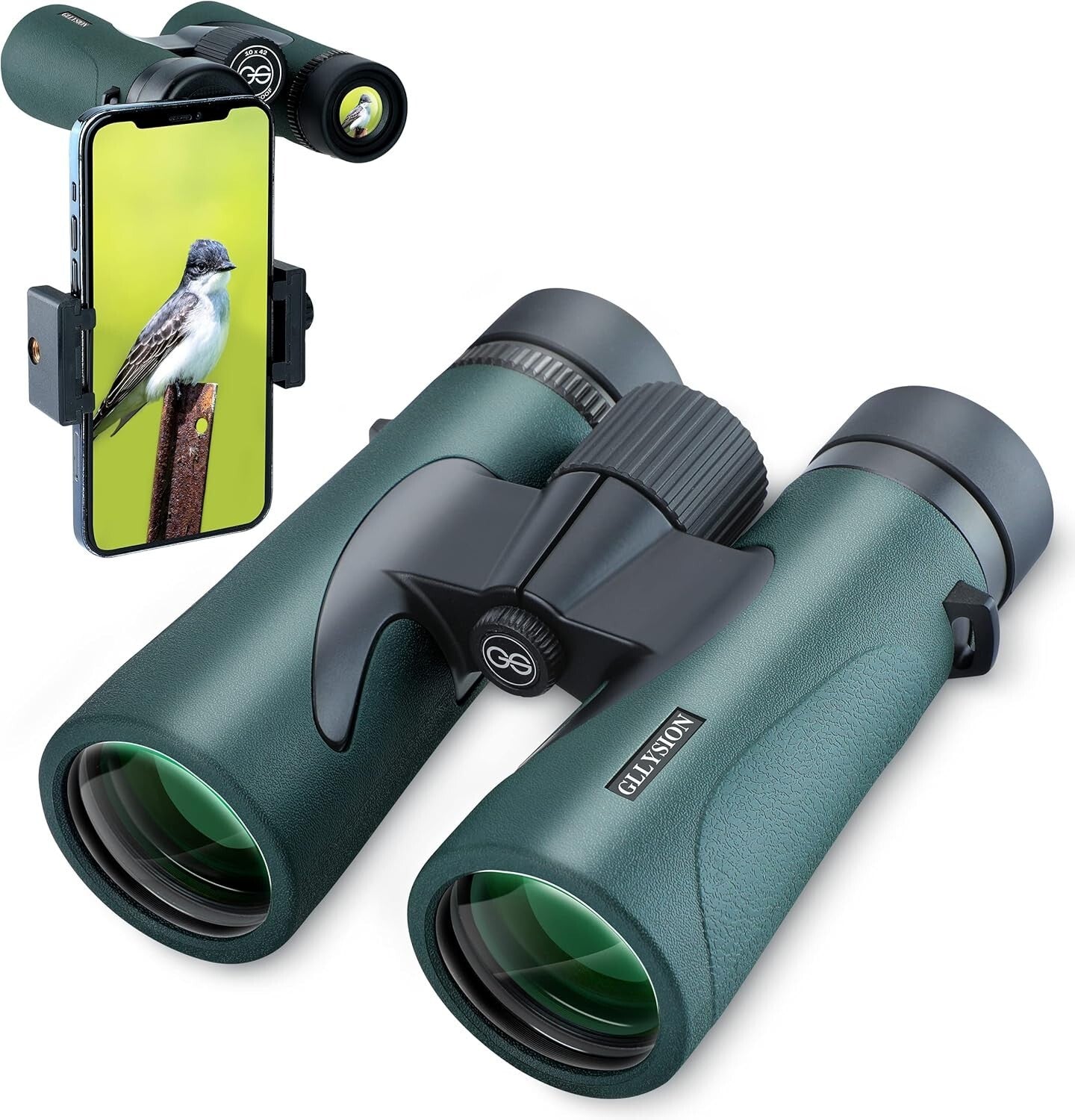 Professional 10X42 Lightweight Binoculars with Phone Adapter for Nature Lovers