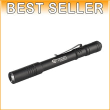 Load image into Gallery viewer, Portable 350-Lumen Black Penlight with USB Recharge and Holster for Outdoor Use