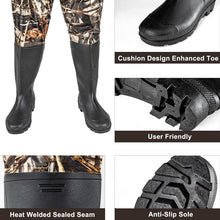 Load image into Gallery viewer, Lightweight Waterproof Fishing &amp; Hunting Waders with Comfortable Fit, Size 6-14