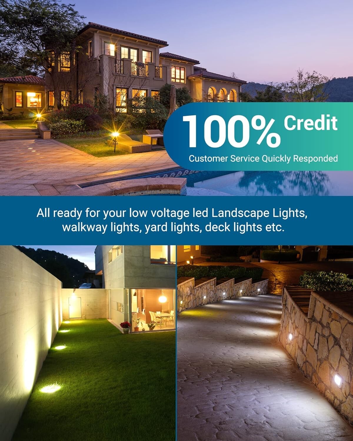 Durable 200W Landscape Lighting Transformer with Countdown Timer and ETL Listing