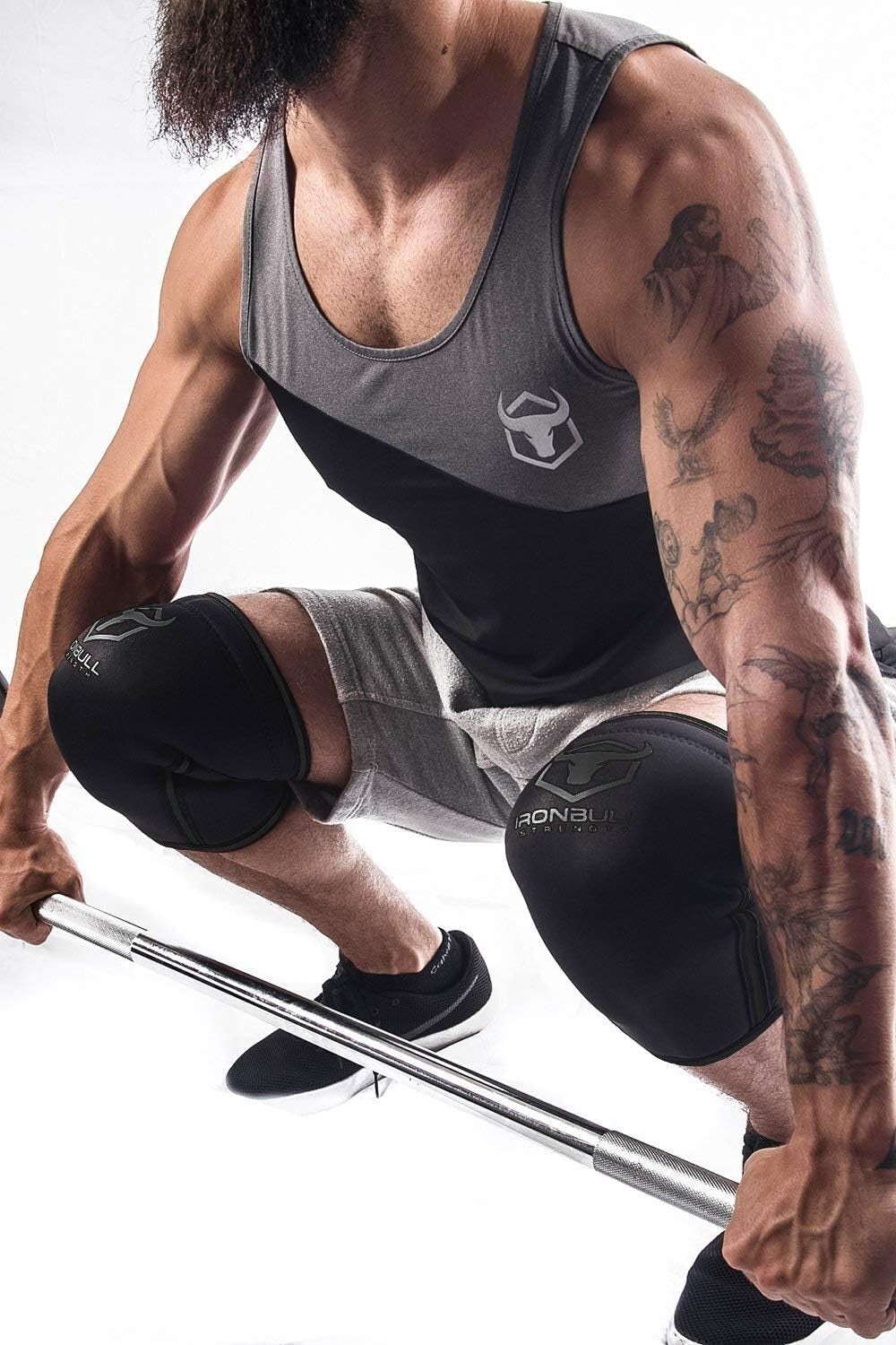 Durable 7mm Neoprene Knee Support Sleeves - Maximize Performance in Every Lift