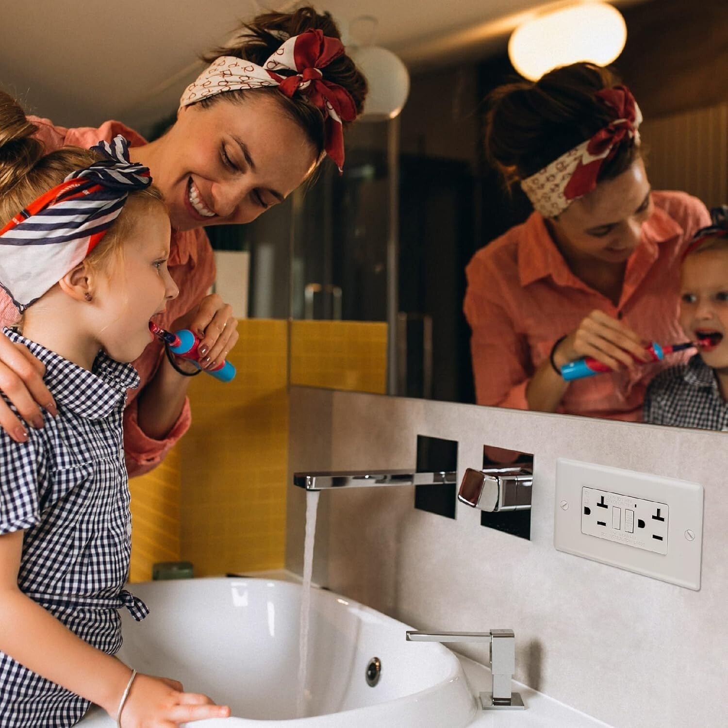 GFI Duplex Receptacles with LED Indicator - Non-Tamper-Resistant Safety Solution