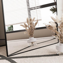 Load image into Gallery viewer, Elegant 65" Full-Length Mirror with Black Aluminum Frame - Dual Mounting Options
