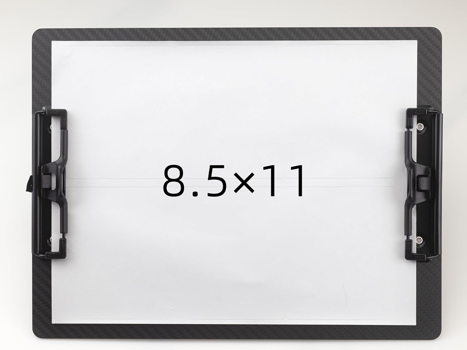 Lightweight Outdoor Carbon Fiber Clipboard - Dual Clips and Pen Holder Design