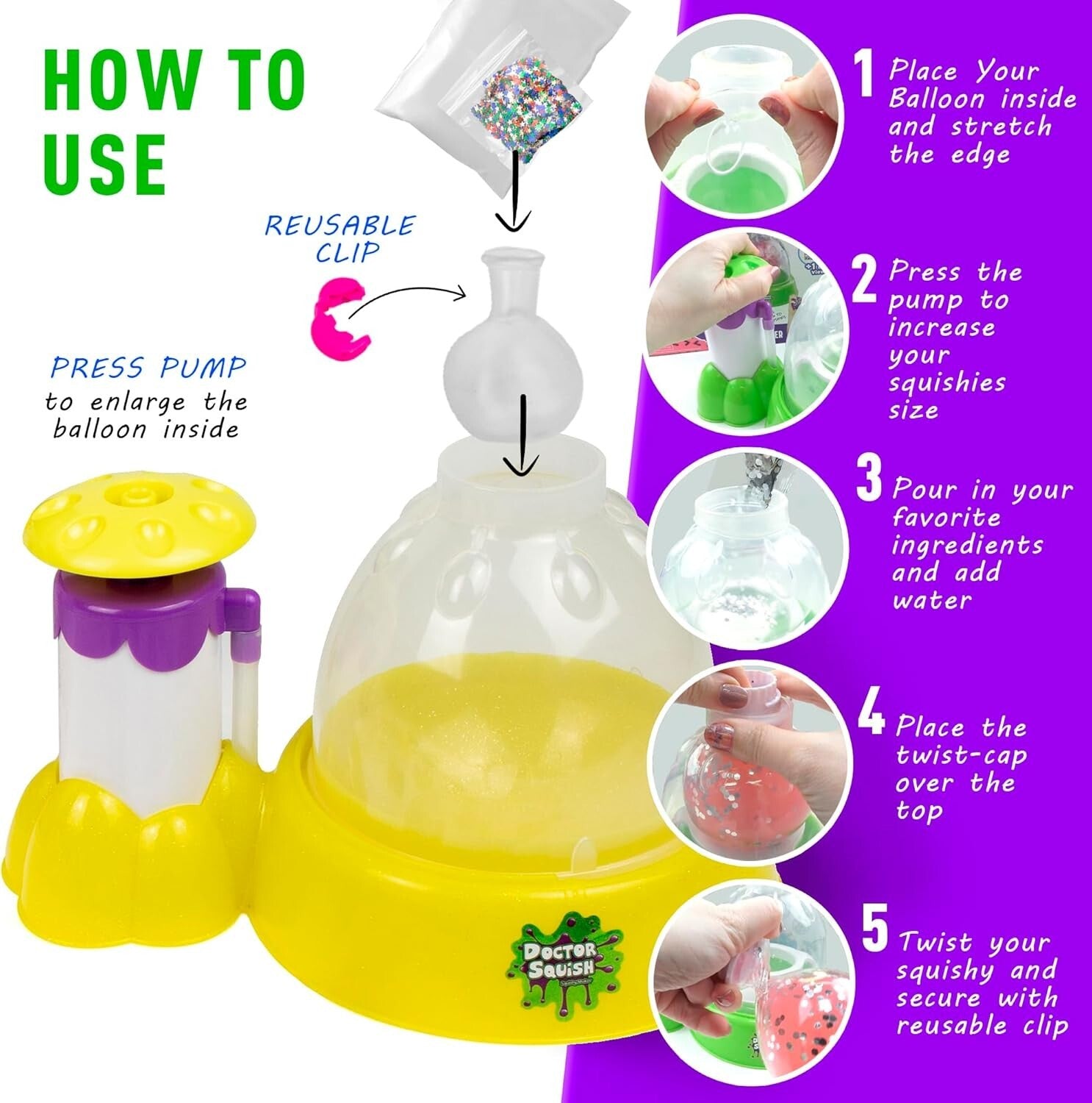 Exclusive Squishy Maker Station Kit - Create Custom Squishies & Craft Away!