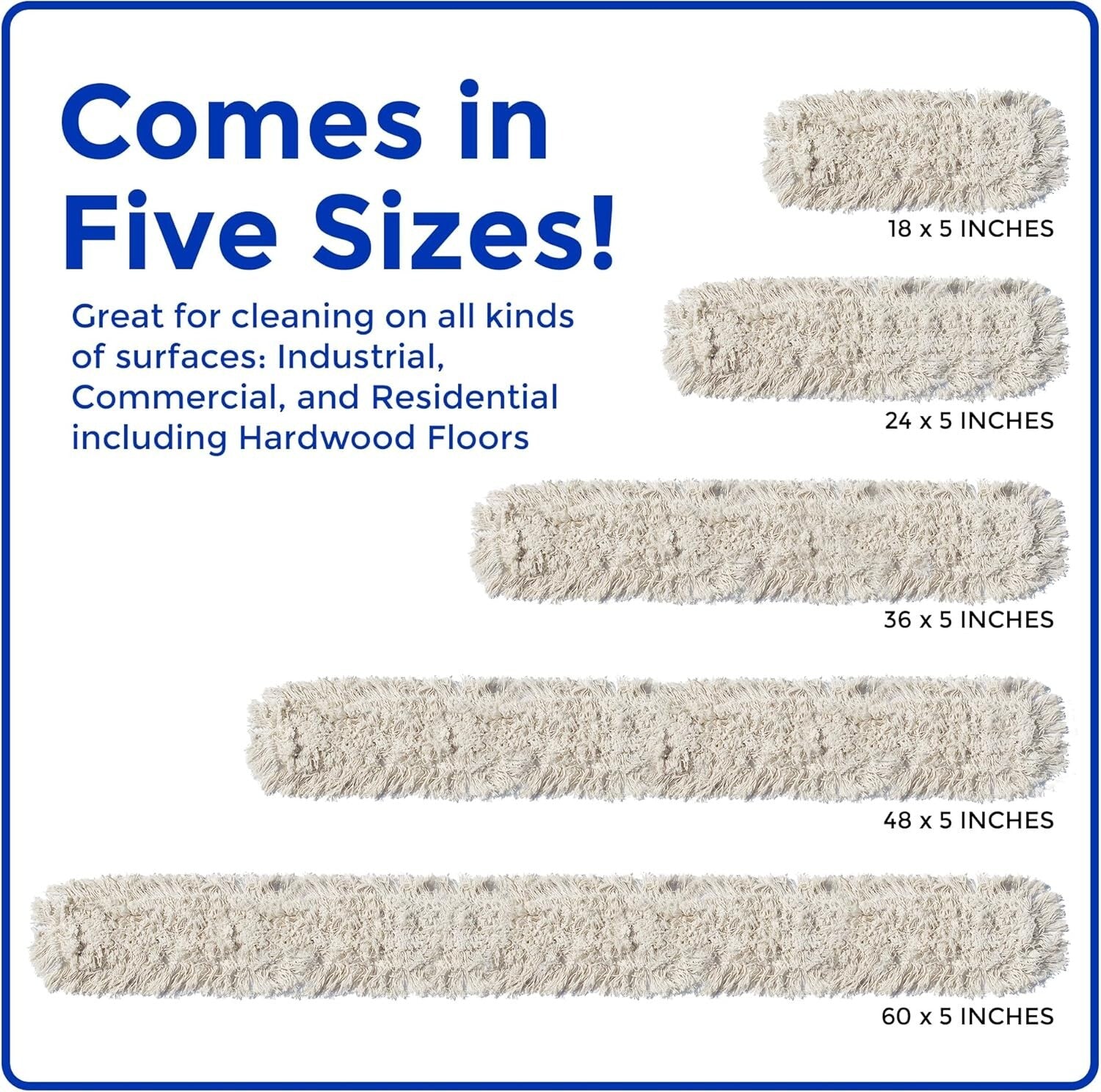 Effortless 24" Mop Kit for Industrial and Residential Hardwood Floor Cleaning