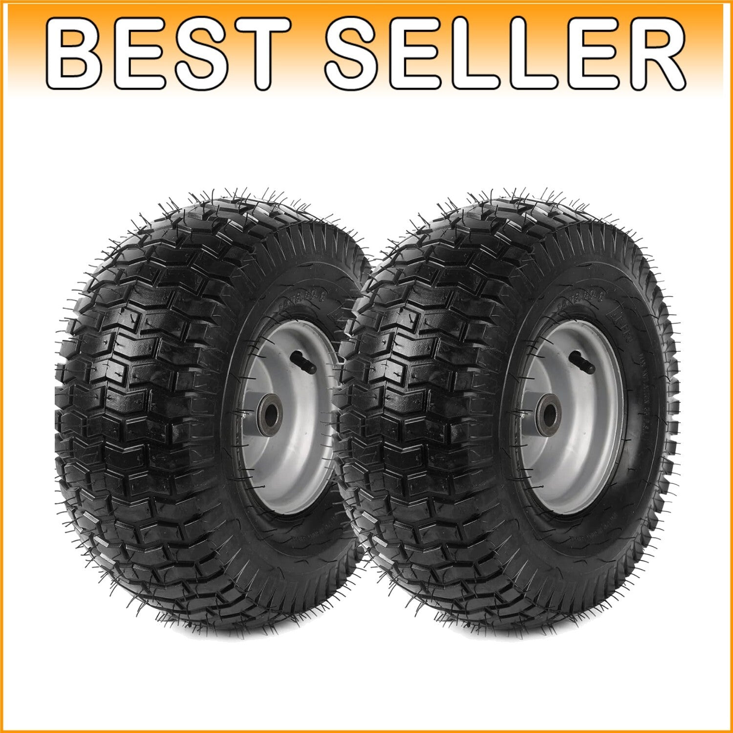 4-Ply 15 x 6.00-6 Tire & Wheel Assembly - Ideal for John Deere Riding Mowers