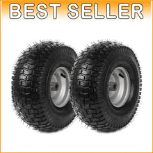 Load image into Gallery viewer, 4-Ply 15 x 6.00-6 Tire &amp; Wheel Assembly - Ideal for John Deere Riding Mowers