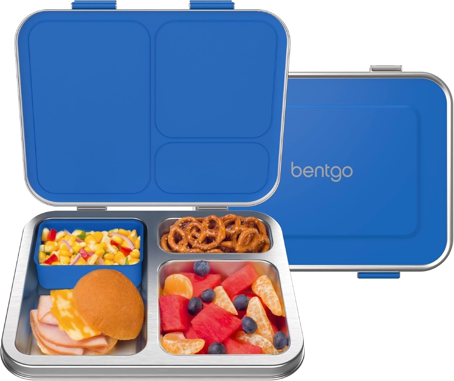 Airtight Kids Lunch Box with 3 Compartments & Dishwasher Safe Design – Age 3+