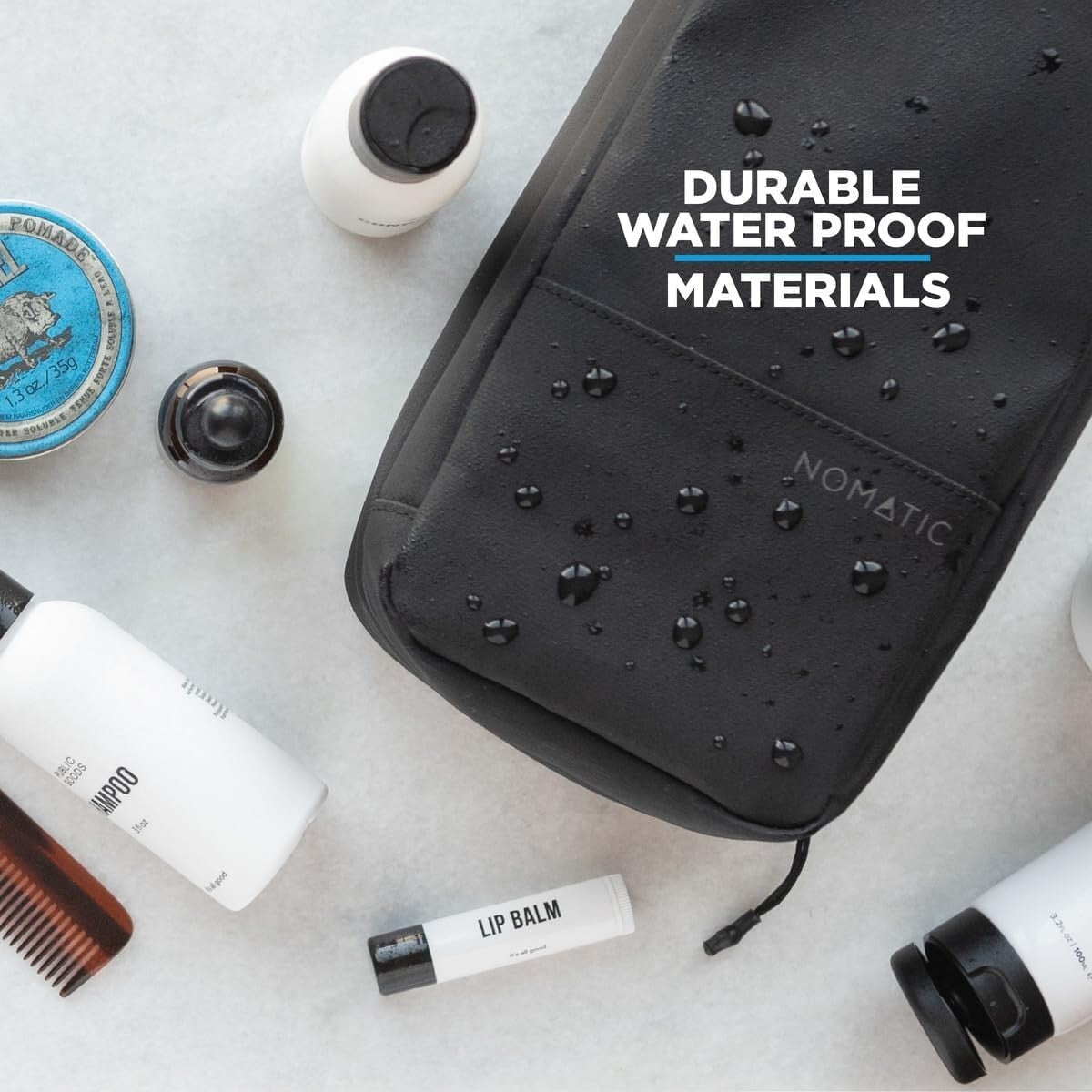 Lightweight Hanging Toiletry Bag for Men & Women - Perfect Travel Companion