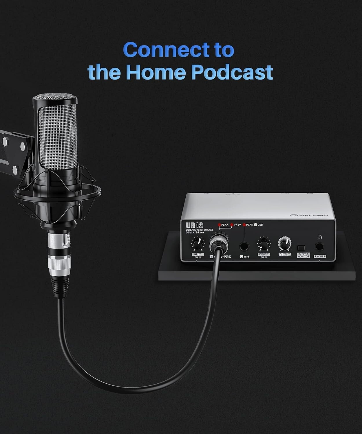 Durable 200ft XLR Male to Female Microphone Cable - Ideal for Music & Podcasts