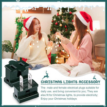 Load image into Gallery viewer, Versatile 100-Pack Male &amp; Female Vampire Electrical Plugs - Christmas Ready!
