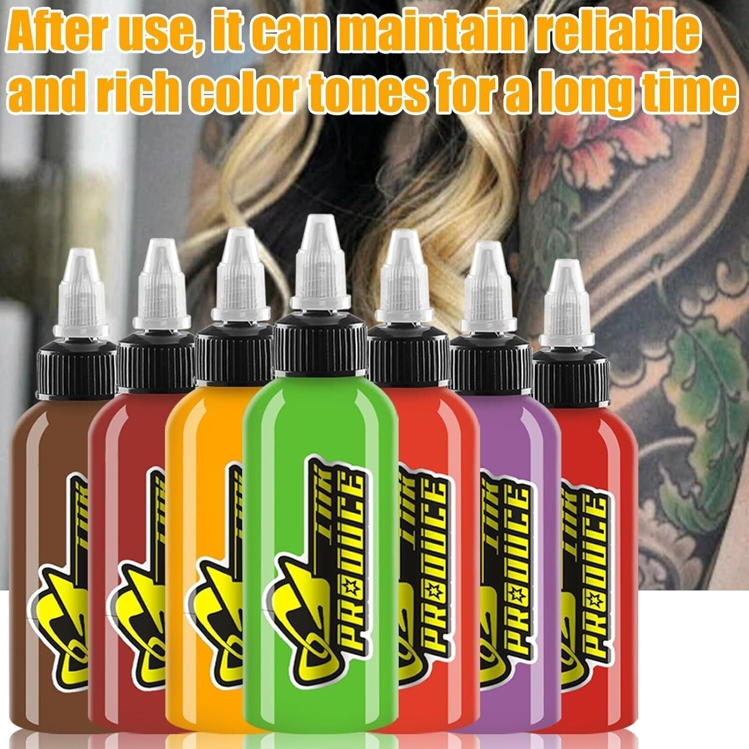 14 Rich Pigments Tattoo Ink Set - Perfect for Professionals & Beginners