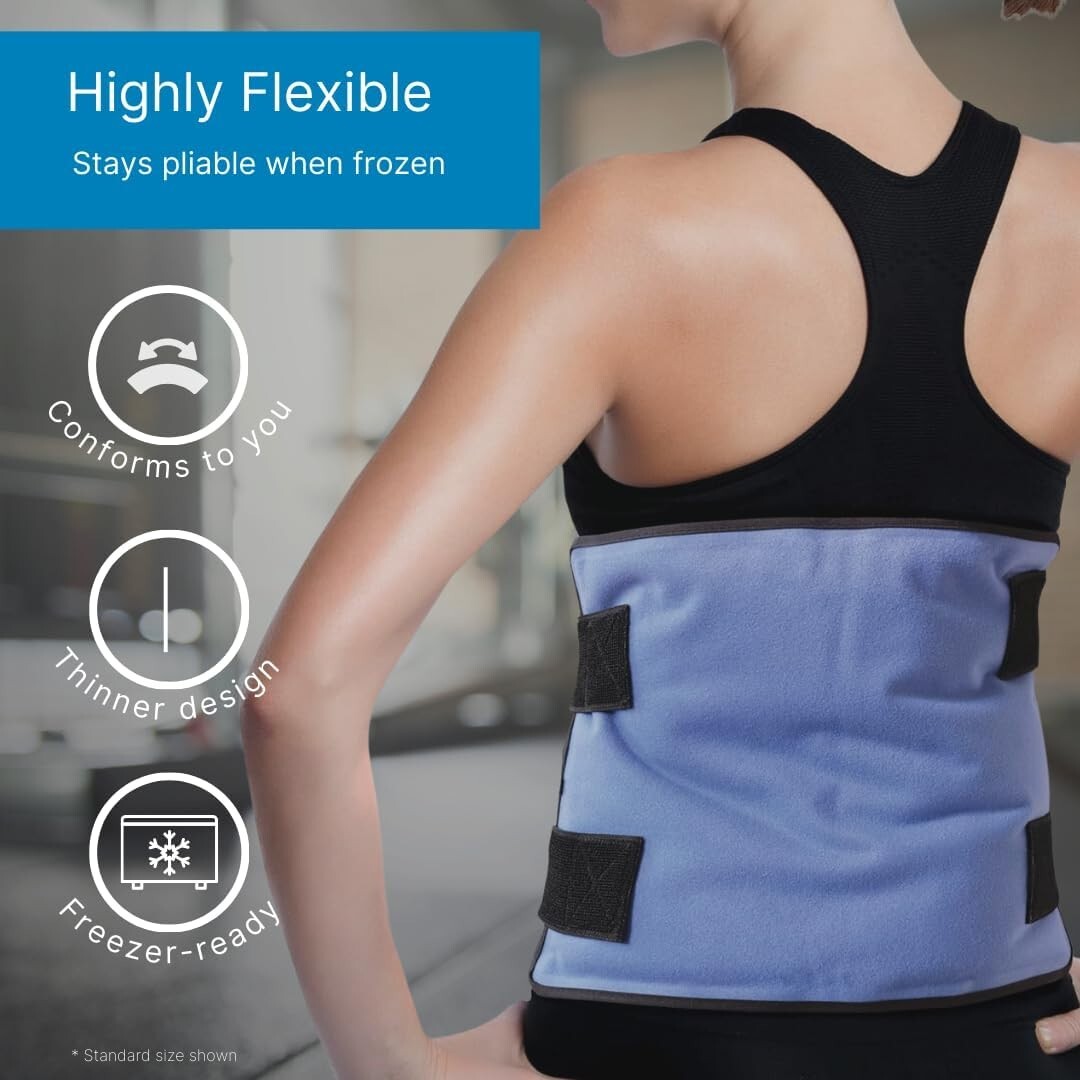 Colder For Longer: FlexiKold Reusable Ice Packs for Muscle Pain & Injuries